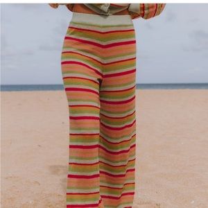 Daily Drills Striped Knit Pants